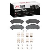 DFC 19-25 Ford Bronco Front 5000 Advanced Ceramic Brake Pads and Hardware Kit thumbnail 1