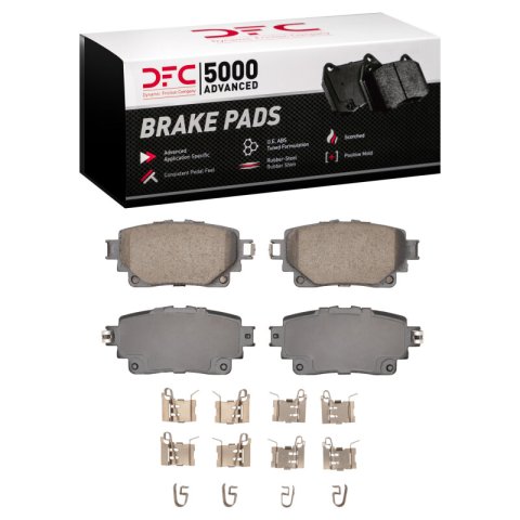 DFC 20-25 Lexus NX450h Rear 5000 Advanced Ceramic Brake Pads and Hardware Kit thumbnail 1
