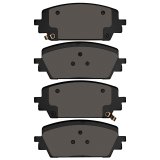 DFC 21-26 Genesis G80 Front 5000 Advanced Ceramic Brake Pads and Hardware Kit thumbnail 2