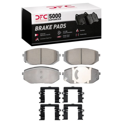 DFC 22-25 Hyundai Tucson Front 5000 Advanced Ceramic Brake Pads and Hardware Kit