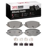 DFC 22-23 Audi A3 (Mexico) Front 5000 Advanced Low Metallic Brake Pads and Hardware Kit thumbnail 1