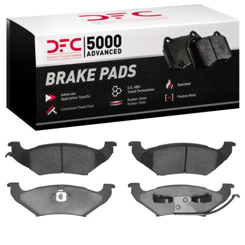 DFC 92-95 Ford Crown Victoria Rear 5000 Advanced Semi Metallic Brake Pads