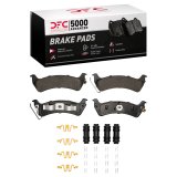 DFC 95-98 Jeep Grand Cherokee Rear 5000 Advanced Ceramic Brake Pads and Hardware Kit thumbnail 1