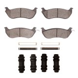 DFC 96-02 Ford Crown Victoria Rear 5000 Advanced Semi Metallic Brake Pads and Hardware Kit thumbnail 1