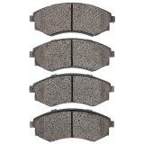 DFC 89-03 Hyundai Tiburon Front 5000 Advanced Semi Metallic Brake Pads thumbnail 2