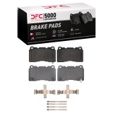 DFC 20-25 Acura Integra Front 5000 Advanced Low Metallic Brake Pads and Hardware Kit thumbnail 1