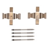 DFC 17-25 BMW 740I xDrive Front 5000 Advanced Low Metallic Brake Pads and Hardware Kit thumbnail 2