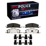 DFC 13-19 Ford Taurus (Excl SHO) Front Police Brake Pads and Hardware Kit thumbnail 1