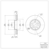 DFC 99-09 Volvo S60/V70/S80 Front GeoSPEC Coated Rotor thumbnail 2