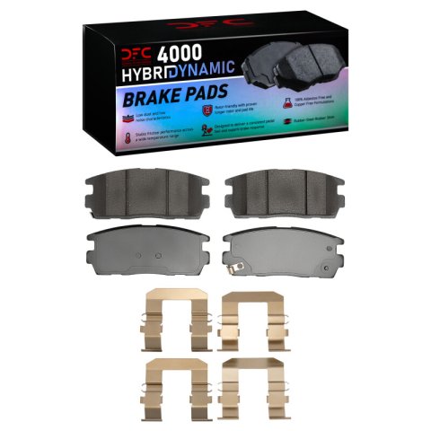 DFC 07-17 Chevrolet Captiva Rear 4000 HybriDynamic Brake Pads and Hardware Kit