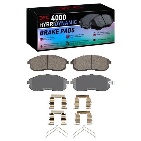 DFC 89-06 Infiniti I30 Front 4000 HybriDynamic Brake Pads and Hardware Kit thumbnail 1