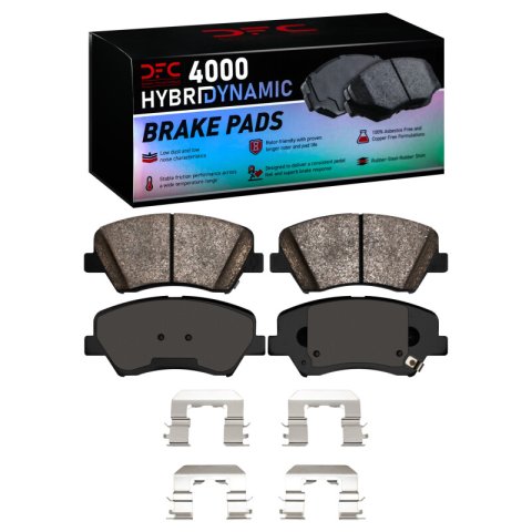 DFC 10-24 Hyundai HB20 Sedan Front 4000 HybriDynamic Brake Pads and Hardware Kit