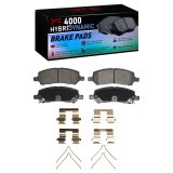 DFC 13-16 Dodge Dart Rear 4000 HybriDynamic Brake Pads and Hardware Kit thumbnail 1