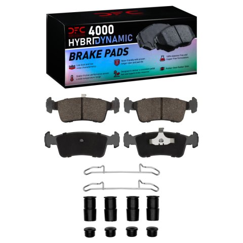 DFC 86-94 Suzuki Samurai Front 4000 HybriDynamic Brake Pads and Hardware Kit