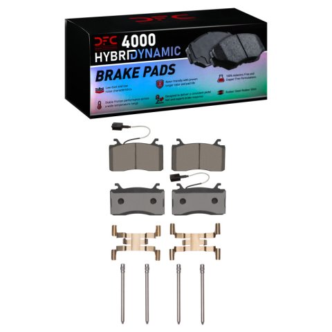 DFC 17-25 Alfa Romeo STELVIO Front 4000 HybriDynamic Brake Pads and Hardware Kit