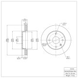 DFC 04-10 Chevrolet Optra (USA/Canada) Front Brake Rotor thumbnail 5