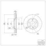 DFC 88-91 BMW M3 Front Brake Rotor thumbnail 3