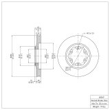 DFC 04-08 Chevrolet Colorado Front Brake Rotor thumbnail 3