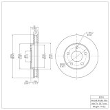 DFC 97-05 Buick Century Front Brake Rotor thumbnail 5