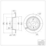DFC 82-89 BMW 633CSi Rear Brake Rotor thumbnail 5