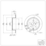 DFC 15-21 Subaru WRX Rear Brake Rotor thumbnail 6
