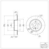 DFC 94-04 Land Rover Discovery Rear Brake Rotor thumbnail 4