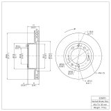DFC 86-91 Porsche 944 Turbo Right Front Brake Rotor thumbnail 2