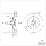 DFC 92-02 Chevrolet Tahoe Front Brake Rotor thumbnail 4