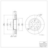 DFC 06-09 Buick Rainier Front Brake Rotor thumbnail 3