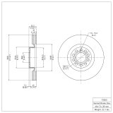 DFC 99-04 Audi S6 Front Brake Rotor thumbnail 5