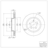 DFC 02-05 Ford Explorer Front Brake Rotor thumbnail 3