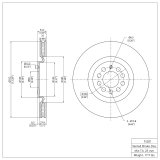 DFC 00-06 Audi TT Front Brake Rotor thumbnail 3