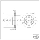 DFC 820093 Dodge W350 Front Brake Rotor thumbnail 4
