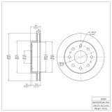 DFC 99-20 Cadillac DeVille Front Brake Rotor thumbnail 3
