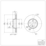 DFC 03-05 Land Rover Range Rover Front Brake Rotor thumbnail 6