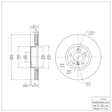 DFC 07-18 BMW X5 Front Brake Rotor thumbnail 6