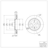 DFC 14-19 Chevrolet Corvette Rear Brake Rotor thumbnail 5