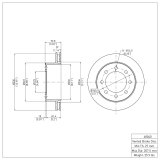 DFC 99-20 Chevrolet Silverado 3500 HD Rear Brake Rotor thumbnail 3