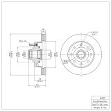 DFC 08-25 Ford E-150 Front Brake Rotor thumbnail 5
