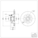 DFC 11-25 Ford F-250 2WD (Super Duty) Front Brake Rotor thumbnail 7