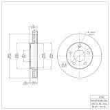 DFC 90-97 Buick Park Avenue Front GeoSPEC Coated Rotor thumbnail 3
