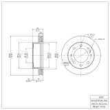 DFC 01-25 Chevrolet Express 4500 Front GeoSPEC Coated Rotor thumbnail 2