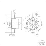 DFC 99-10 Saab 9-5 Rear GeoSPEC Coated Rotor thumbnail 4