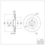 DFC 05-10 Audi A8 Front GeoSPEC Coated Rotor thumbnail 4