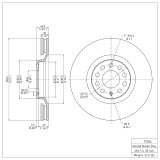 DFC 98-09 Audi A4 (Mexico) Front GeoSPEC Coated Rotor thumbnail 6