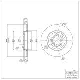DFC 00-09 Audi A4 (USA/Canada) Rear GeoSPEC Coated Rotor thumbnail 6