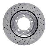 DFC 78-89 Porsche 930 Right Rear Drilled Brake Rotor thumbnail 5