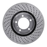 DFC 99-23 Porsche 718 Cayman Left Front Drilled Brake Rotor thumbnail 4