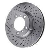 DFC 99-23 Porsche 718 Cayman Left Front Drilled Brake Rotor thumbnail 5