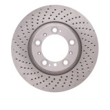 DFC 99-23 Porsche 911 Left Rear Drilled Brake Rotor thumbnail 1